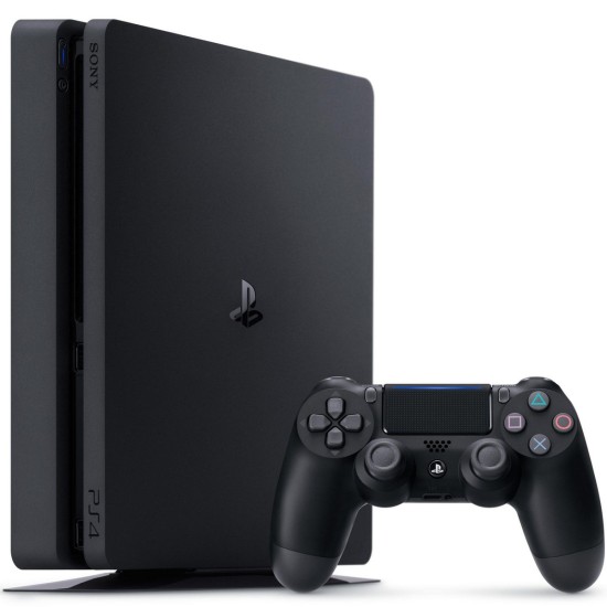 PS4 Slim 500GB Console R2 - Black + Horizon Complete Editon PS4