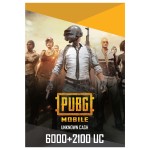 PUBG Pins 6000 + 2100 UC Digital Card