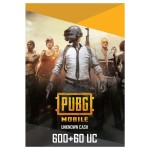 PUBG Pins 600 + 60 UC Digital Card