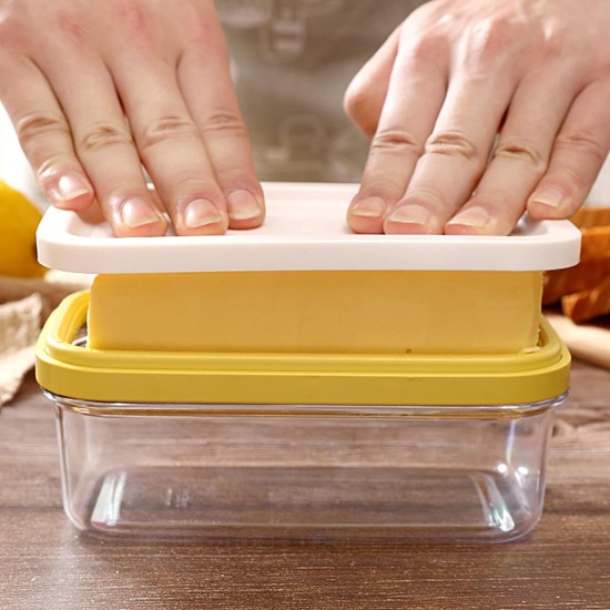  2-in-1 Butter Storage Box with Cutting Device