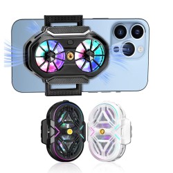 RGB Phone Dual Cooling Fan (RS3) RGB Phone Dual Cooling Fan (RS3)