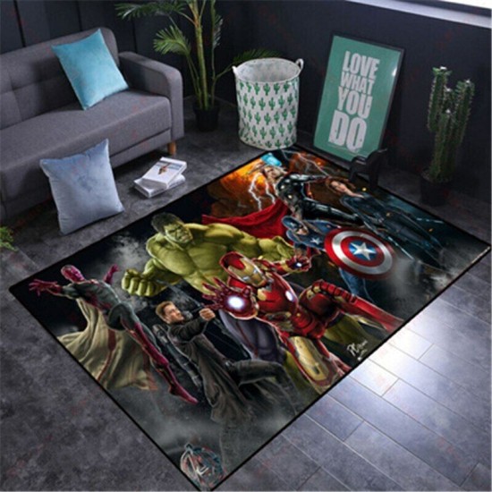 Avenger End Game Gaming Room Decorative Carpet, size 120X160CM
