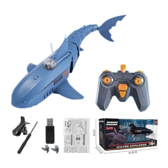 RC Shark Acceleration 360 Degrees Rotating Attach Camera With Remote Control