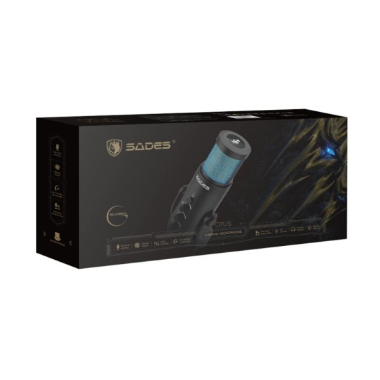 Sades SW-MC04 OTUS Gaming Microphone - Black