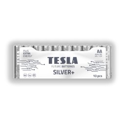 Tesla Batteries AA SILVER+ 10 Pieces Tesla Batteries AA SILVER+ 10 Pieces