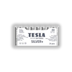 Tesla Batteries AA SILVER+ - 24 Pieces Tesla Batteries AA SILVER+ - 24 Pieces