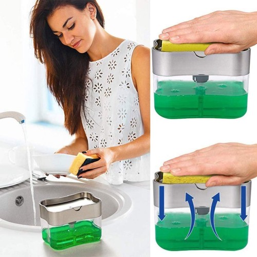 Soap Pump Dispenser and Sponge Holder