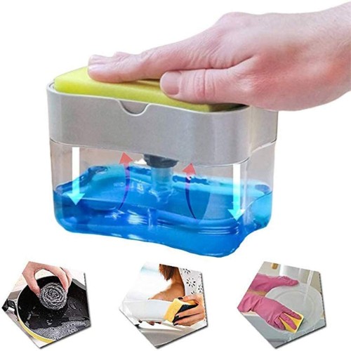 Soap Pump Dispenser and Sponge Holder