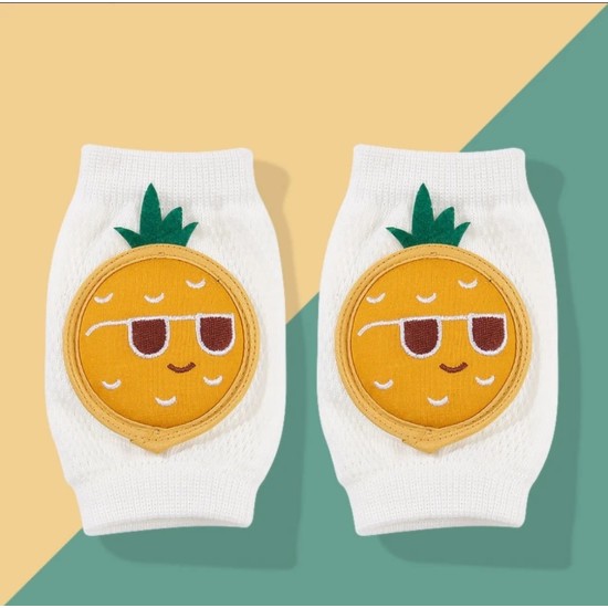 Protective Baby Knee Pads for Crawling- Pineapple