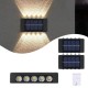 10LED Solar Outdoor Wall Lamp Light - 2PCS