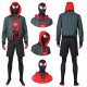 Spider Man Into The Spider Verse Cosplay Costumes Miles Morales Suit Top Level