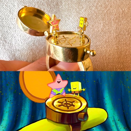 Spongebob Best Friends Forever BFF Ring