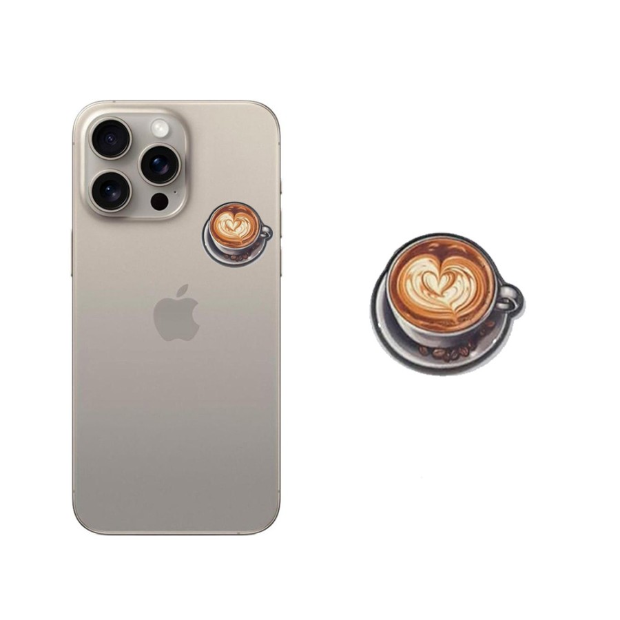 Mobile Metal sticker - Cappuccino Coffee