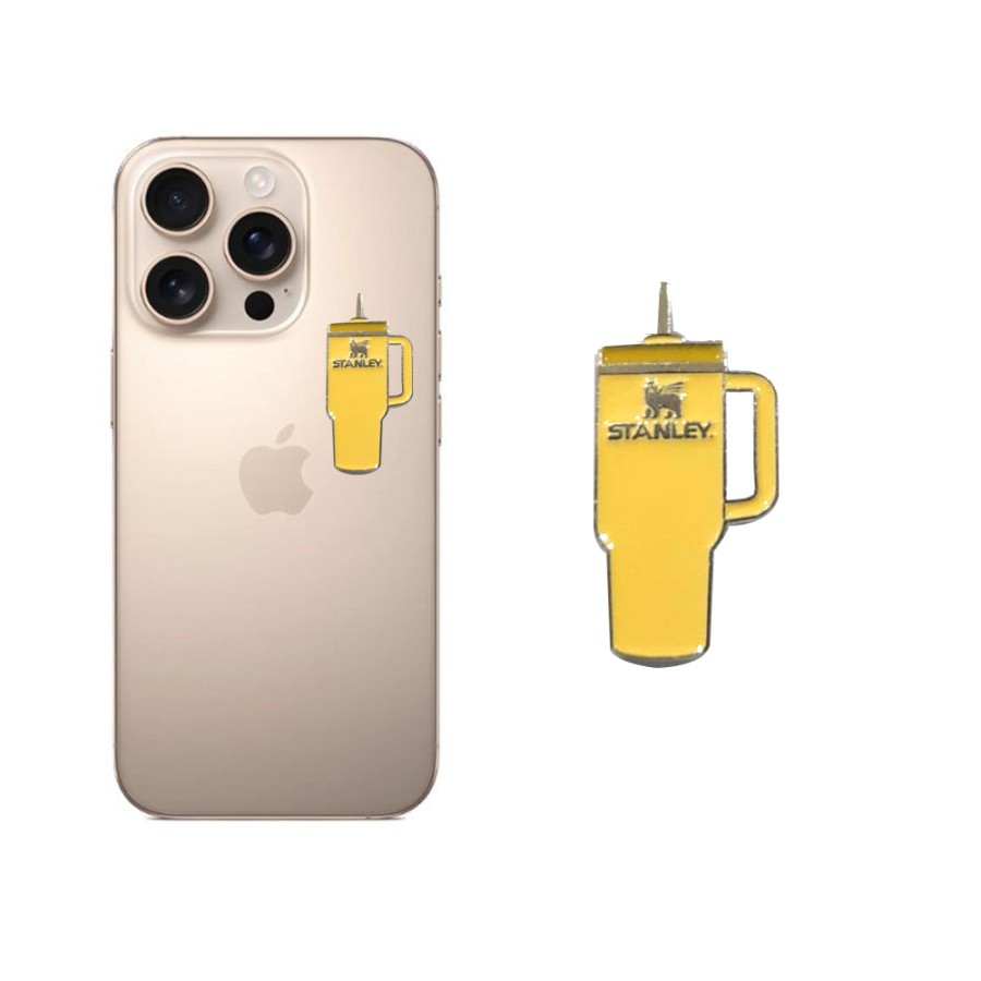 Mobile Metal sticker - Stanley Tumbler Yellow