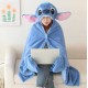 Disney Stitch Winter Warm Hoddie Blanket