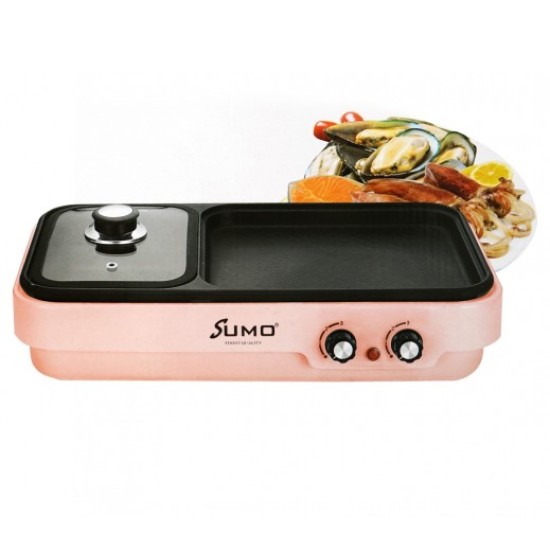 Sumo Electric Grill 1500W - Pink