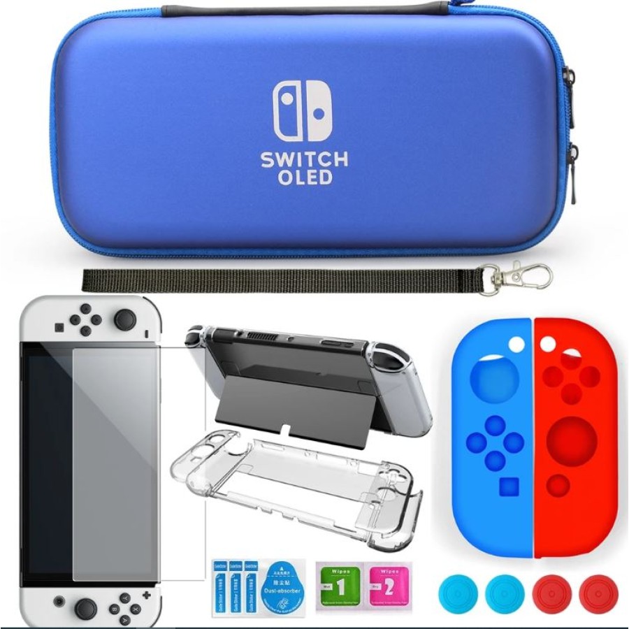 Nintendo Switch Oled Travel Carrying Case With Accessories