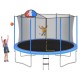 Jump N Joy Trampoline for Kids Indoor & Outdoor Net Safety -14FT