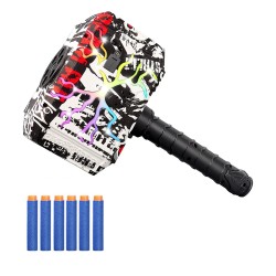 Thor Hammer Dart-Blasting Shooting Launcher Toy Gun Thor Hammer Dart-Blasting Shooting Launcher Toy Gun