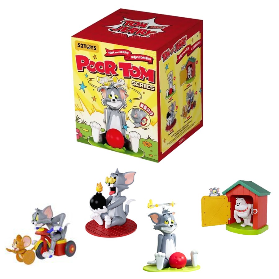 Tom & Jerry Poor Tom Series Blind Box Figure Tom & Jerry Poor Tom Series Blind Box Figure