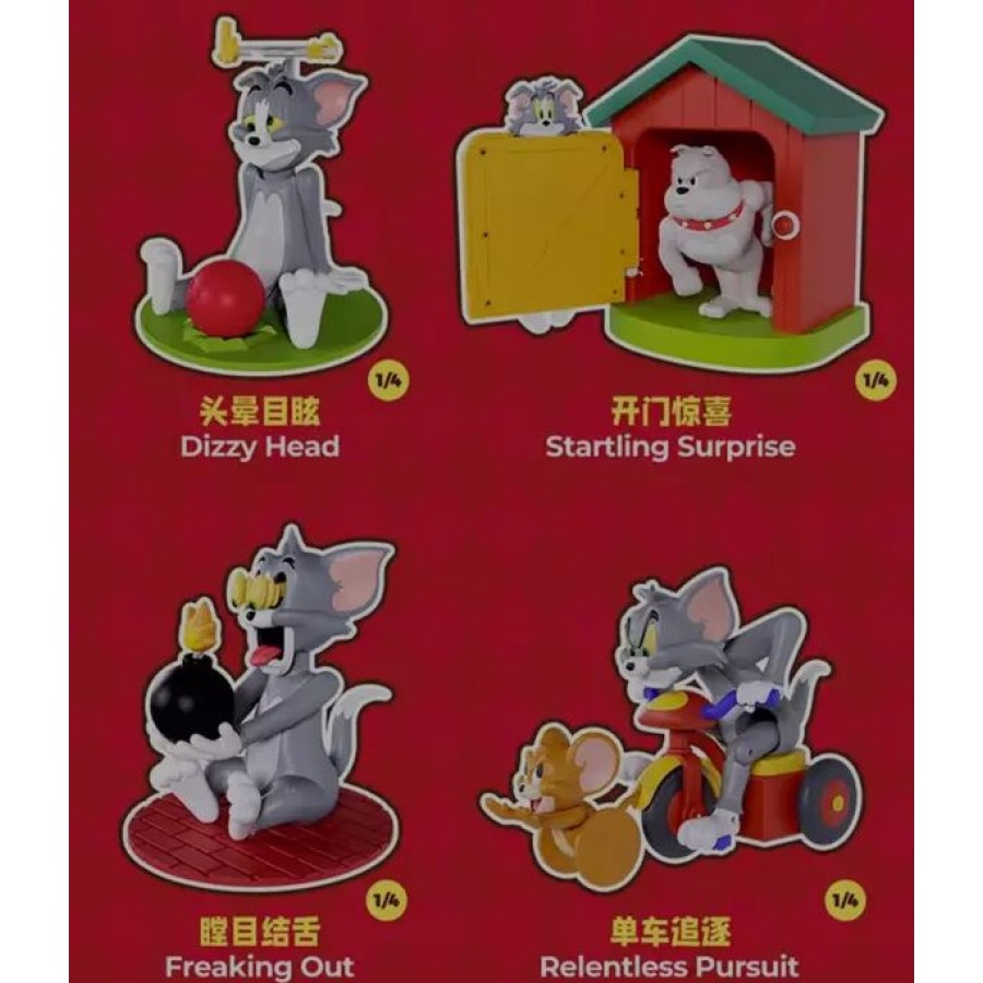 Tom & Jerry Poor Tom Series Blind Box Figure