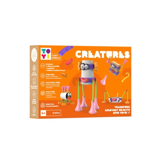 Toyi Creatures Creative Character Play Kit 60pcs