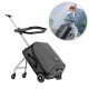 2-in-1 Children Ride-On Suitcase Luggage Travel Bag - Grey 2-in-1 Children Ride-On Suitcase Luggage Travel Bag - Grey