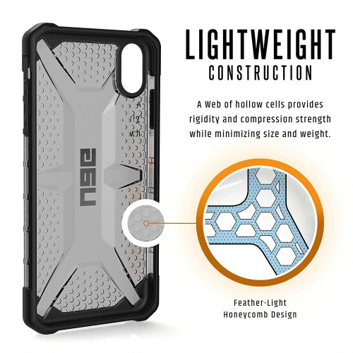 UAG Plasma Series Case for iPhone XS Max 6.5inch - Light Rugged Ash