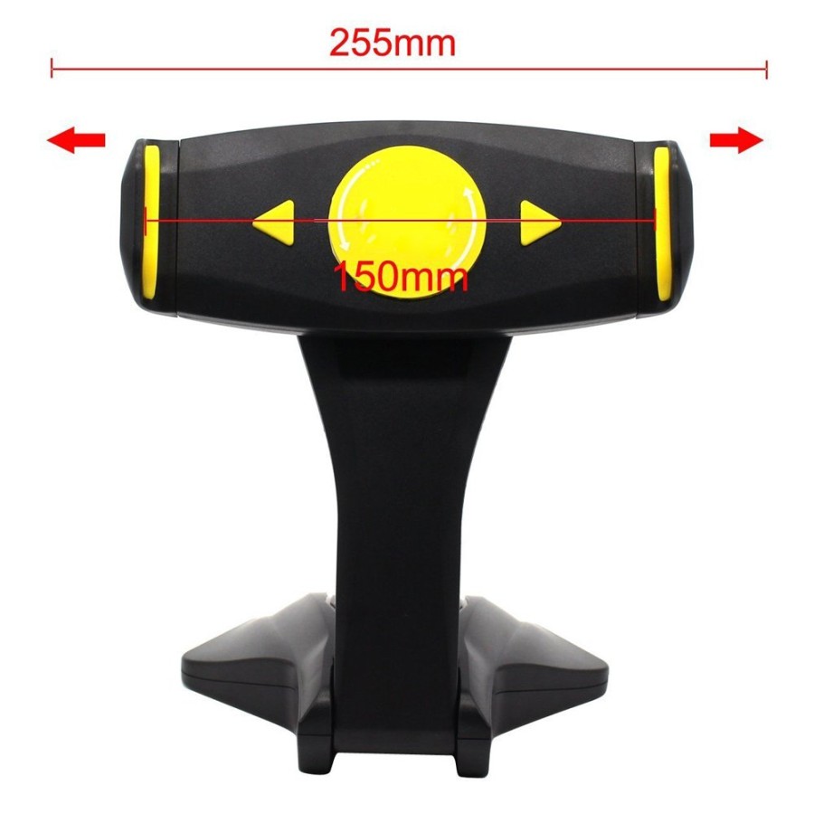 Universal Desk Tablet Mount Stand - Yellow/Black