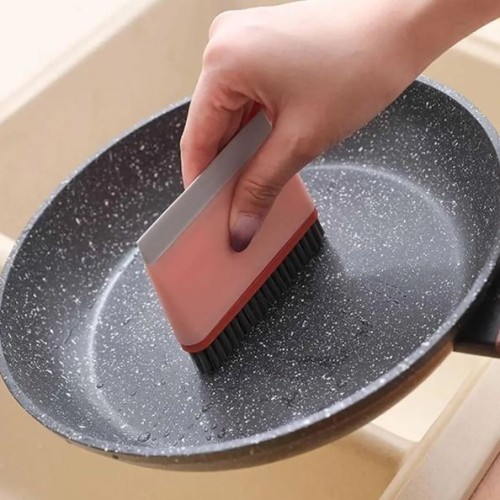 2 In 1 Kitchen Sink Squeegee Cleaner Wipe / Brush