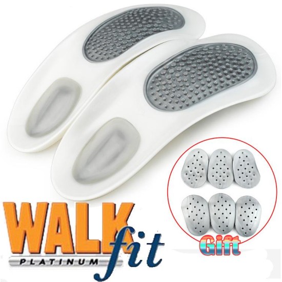 WalkFit Platinum Foot Insoles Relieve Foot