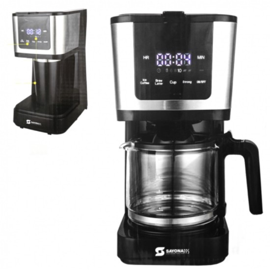 Sayona Coffee Maker Drip Multi Coffee Machine 10 Cups