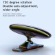 YESIDO C126  Zinc Alloy Car Magnetic Phone Holder 720 Degree Rotation