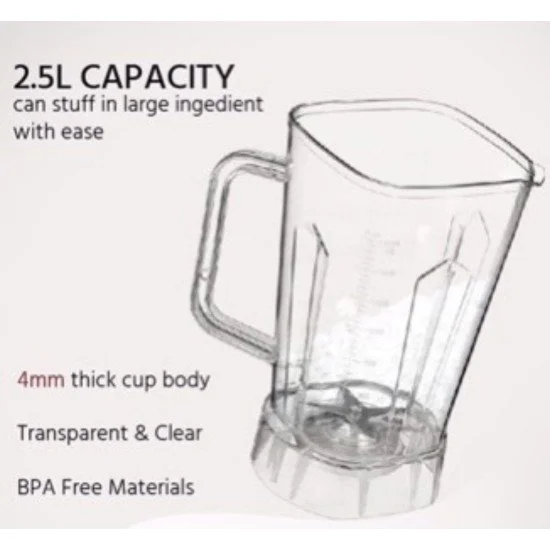 Powerful German Blender 5500 Watt 2L Silver Crest