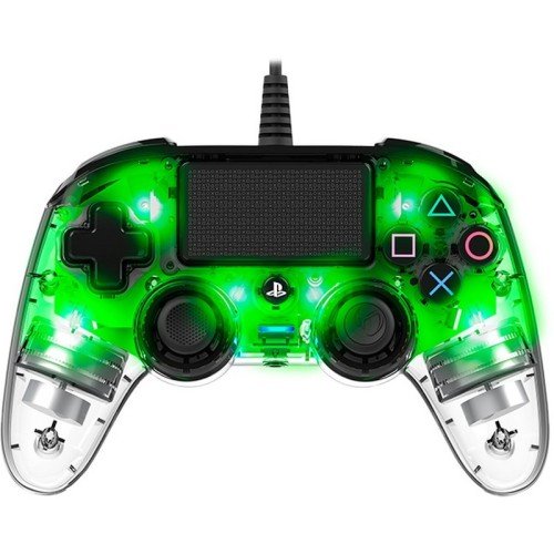 NACON Compact Wired Controller for PlayStation 4 - Crystal green