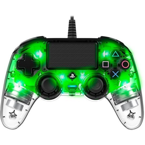 NACON Compact Wired Controller for PlayStation 4 - Crystal green