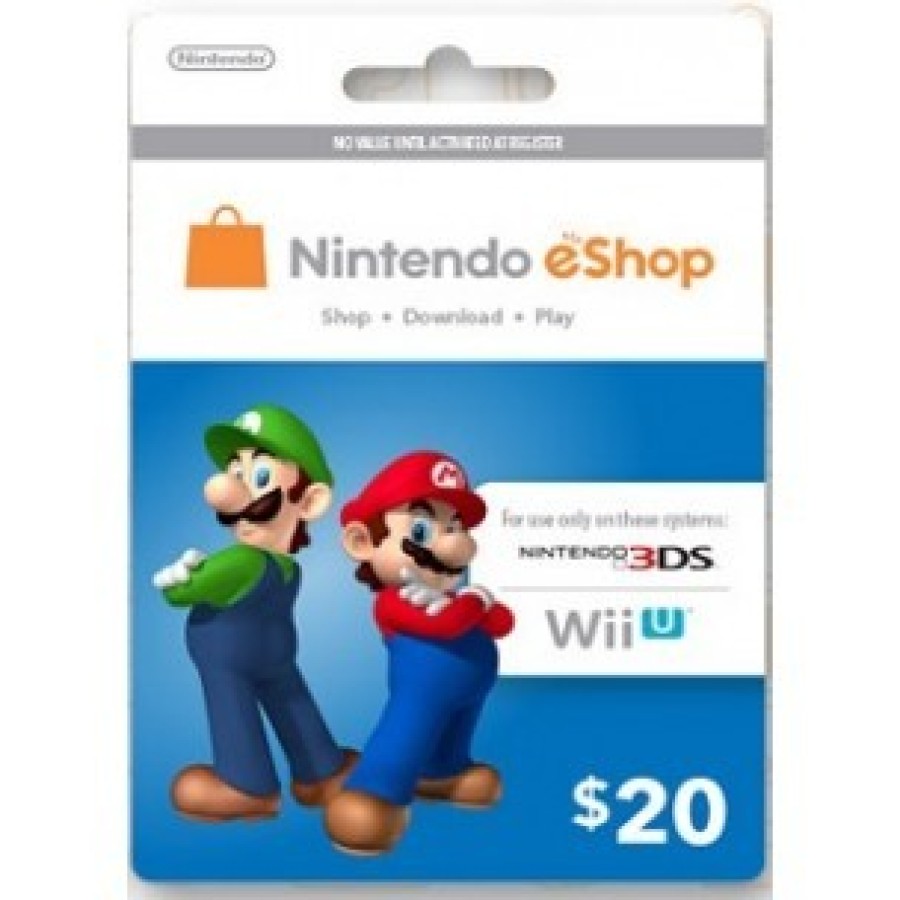 Nintendo Eshop Card $20 - Us