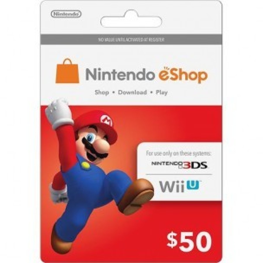 Nintendo Eshop Card $50 - Us