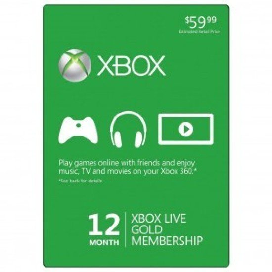 Xbox Live 12 Months (Digital Code)