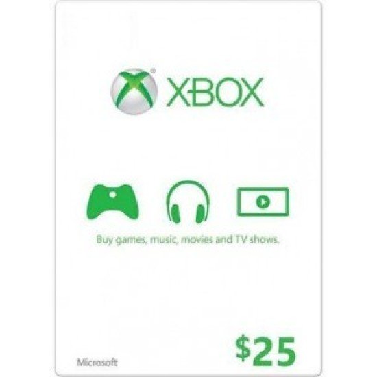 XBOX LIVE $25 (Digital Code)